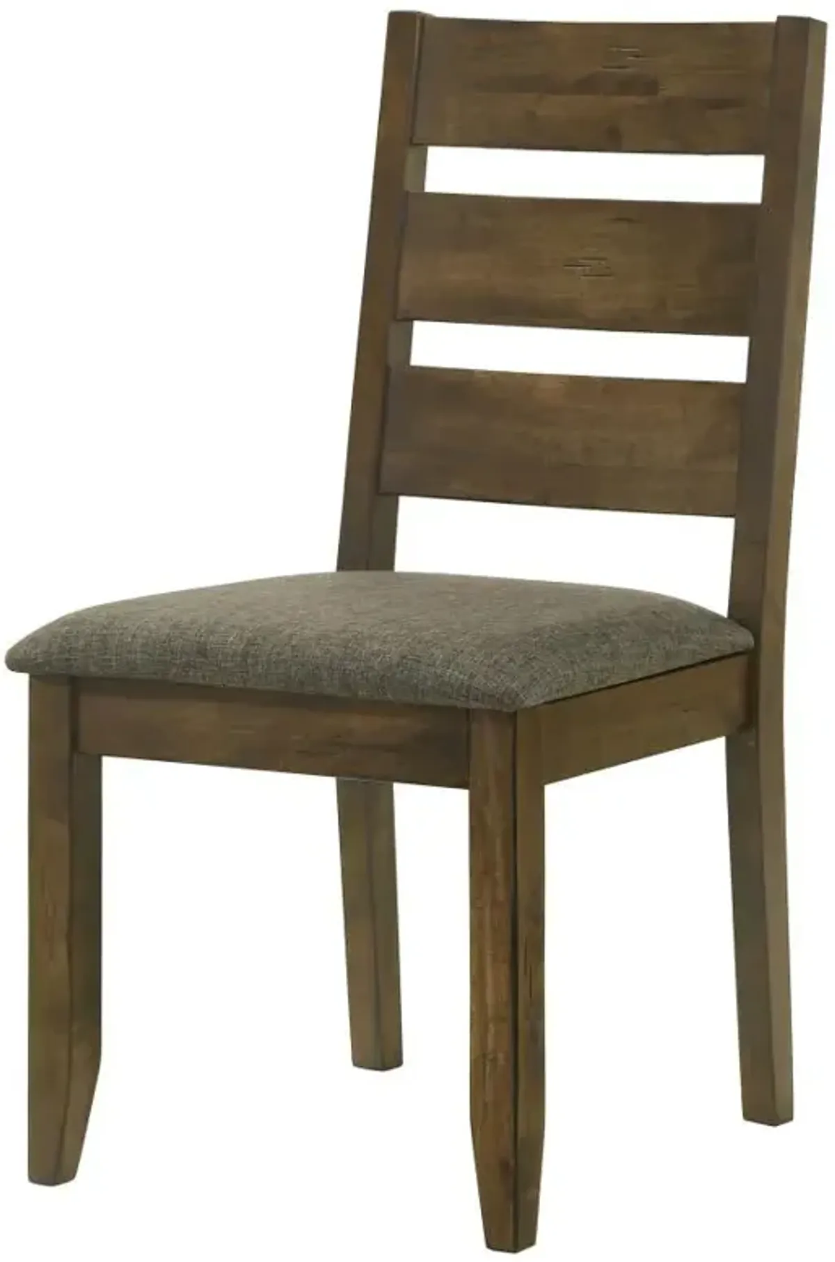 Alston Ladder Back Dining Side Chairs Knotty Nutmeg and Grey (Set of 2)