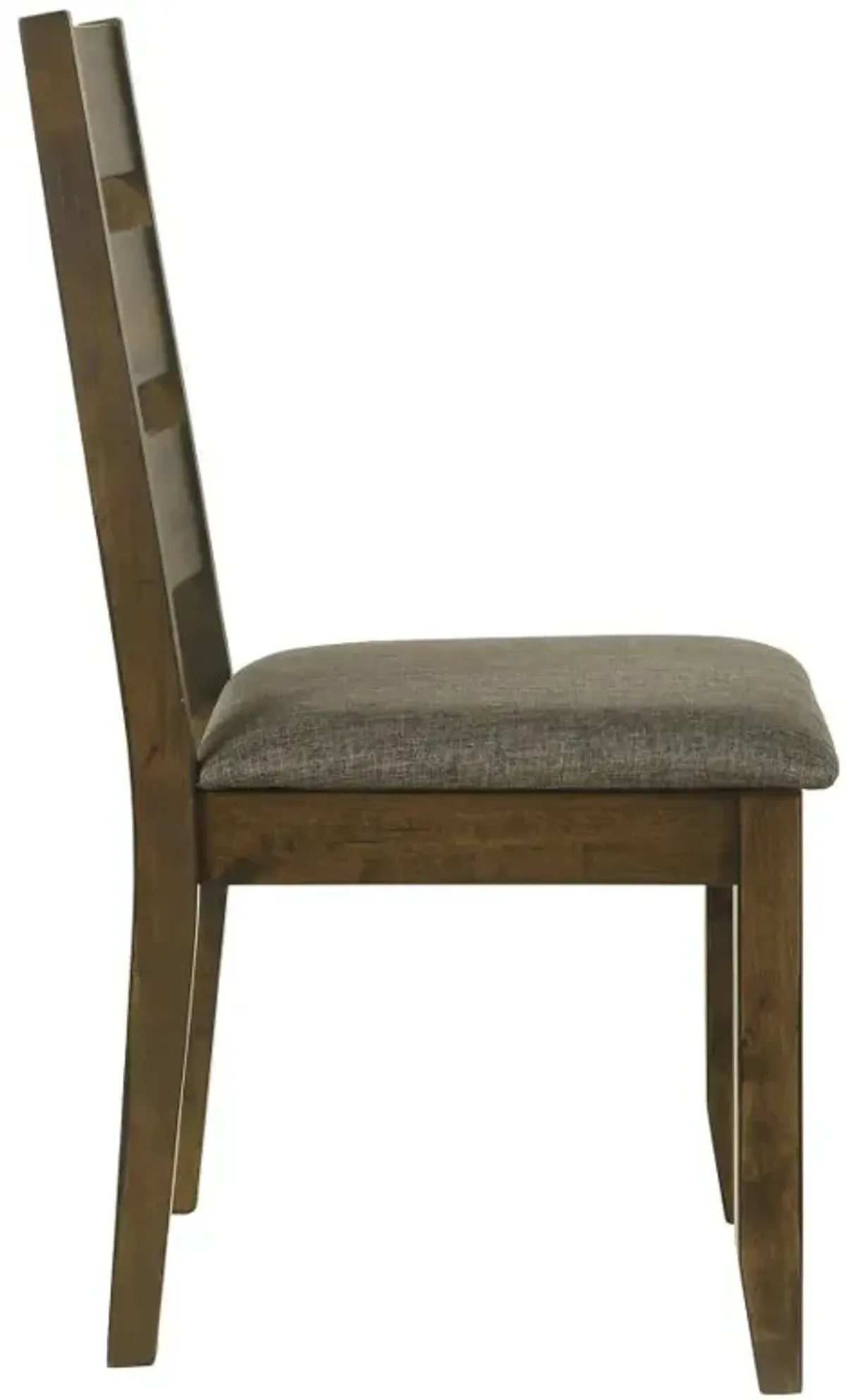 Alston Ladder Back Dining Side Chairs Knotty Nutmeg and Grey (Set of 2)