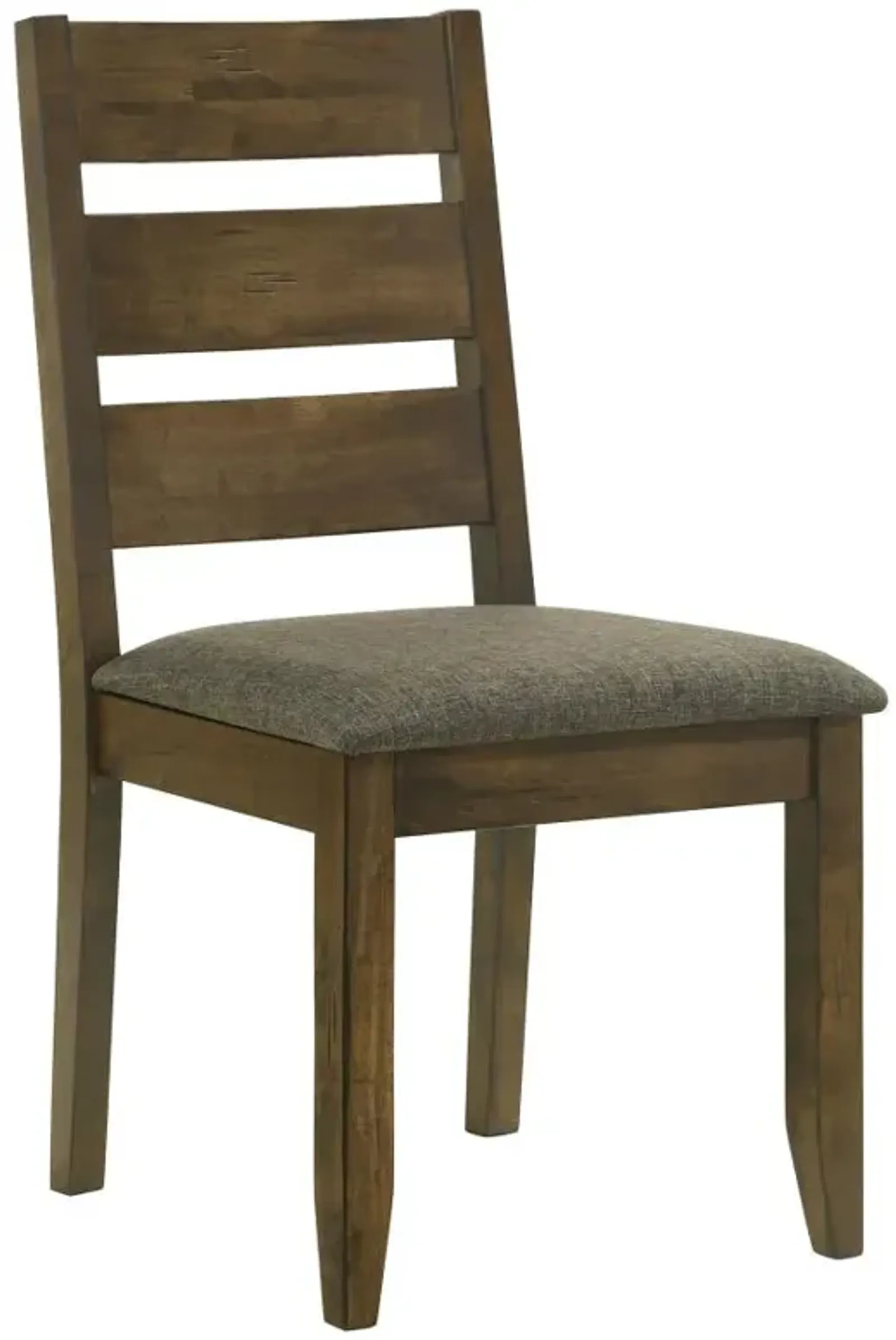 Alston Ladder Back Dining Side Chairs Knotty Nutmeg and Grey (Set of 2)