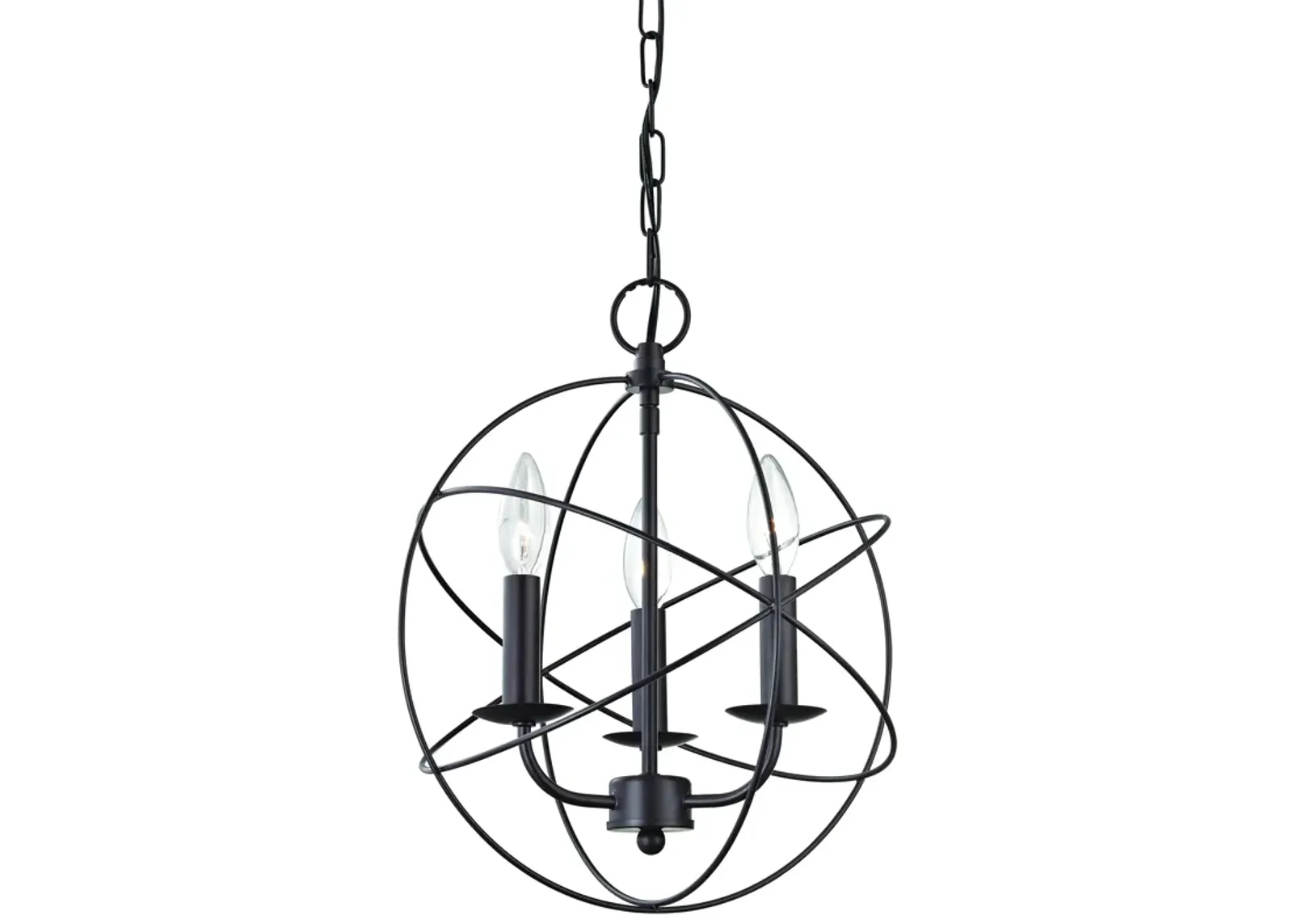 Williamsport 13" Wide 3-Light Chandelier 