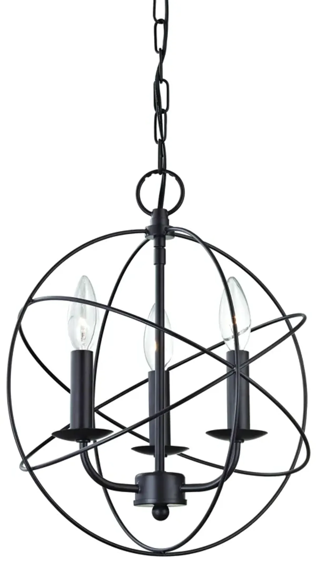 Williamsport 13" Wide 3-Light Chandelier 