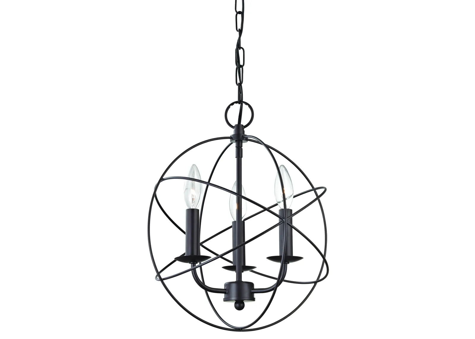 Williamsport 13" Wide 3-Light Chandelier 