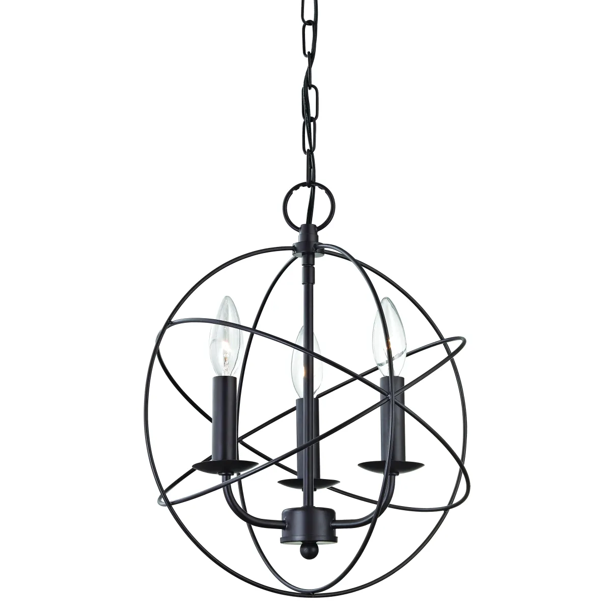 Williamsport 13" Wide 3-Light Chandelier 