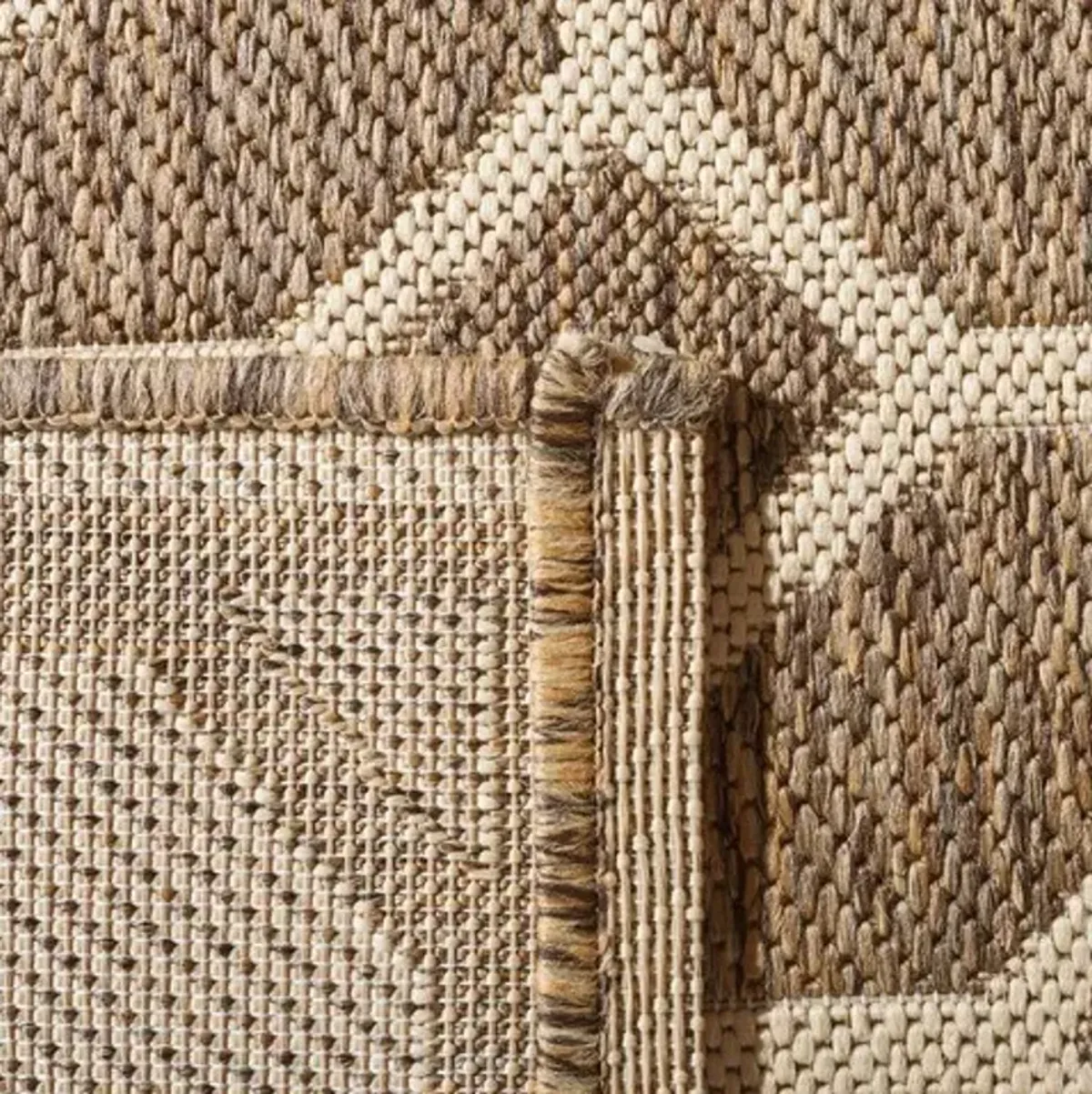 BEACH HOUSE Collection BHS127D-9 Beige / Cream 9' X 12'