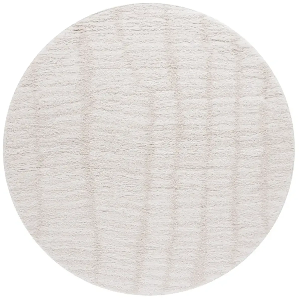 RUMI SHAG 130 IVORY  6'-7' x 6'-7' Round Round Rug