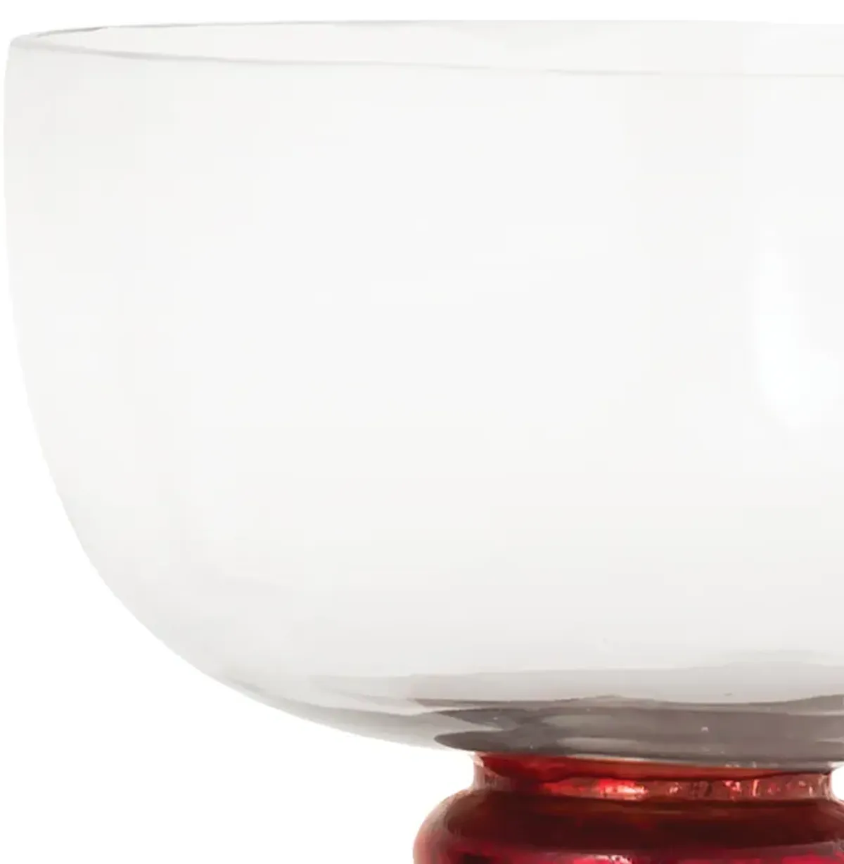 Melrose Bowl - Small Antique Red Artifact and Clear