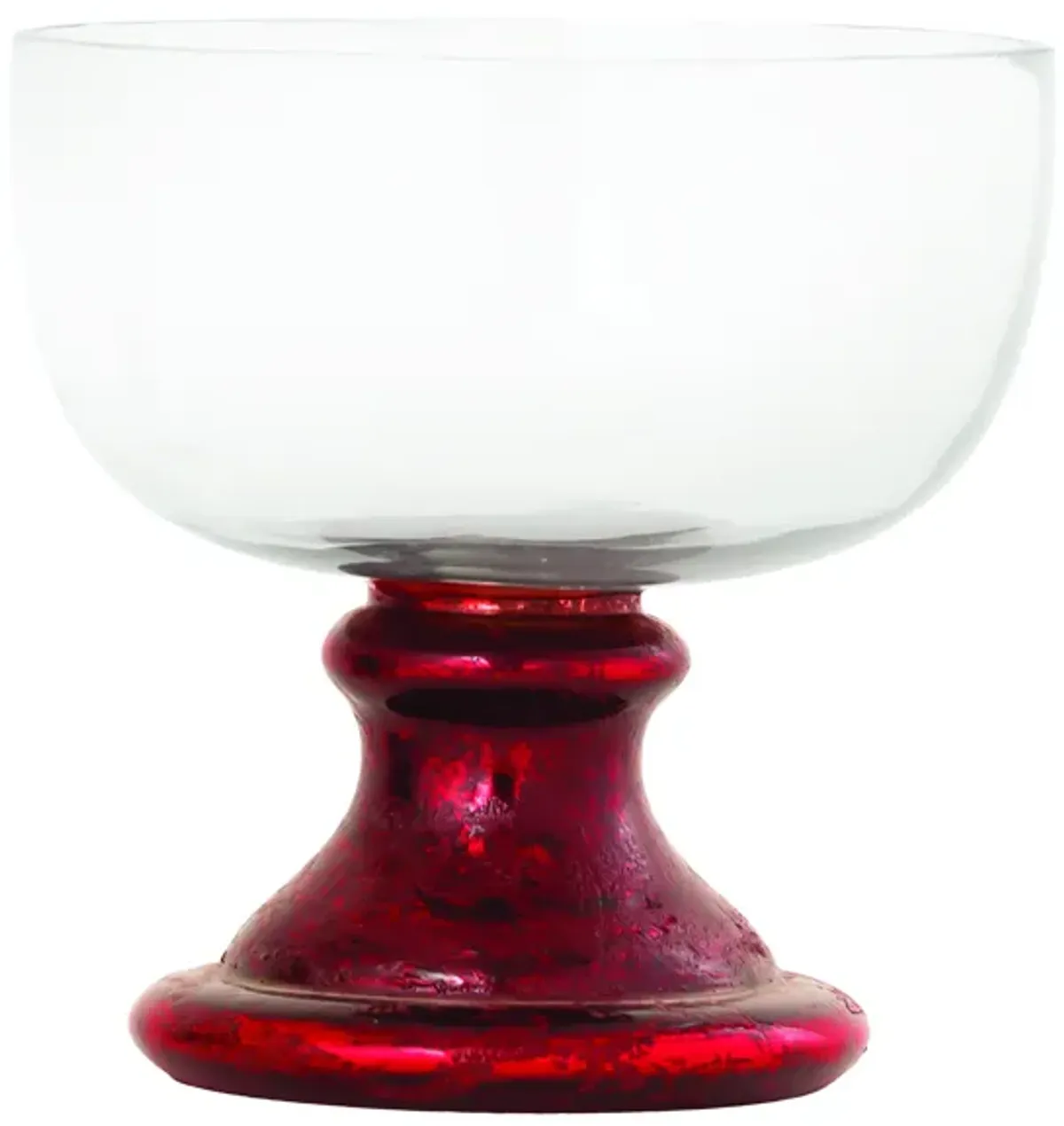 Melrose Bowl - Small Antique Red Artifact and Clear