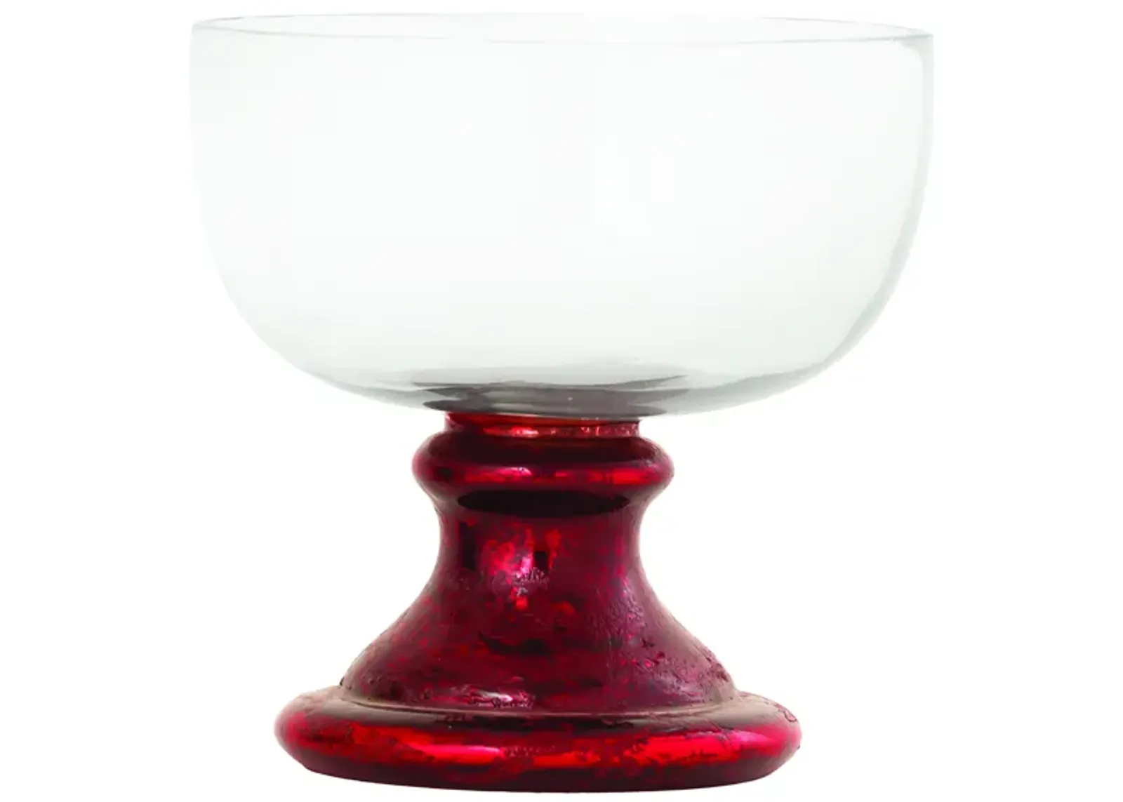 Melrose Bowl - Small Antique Red Artifact and Clear