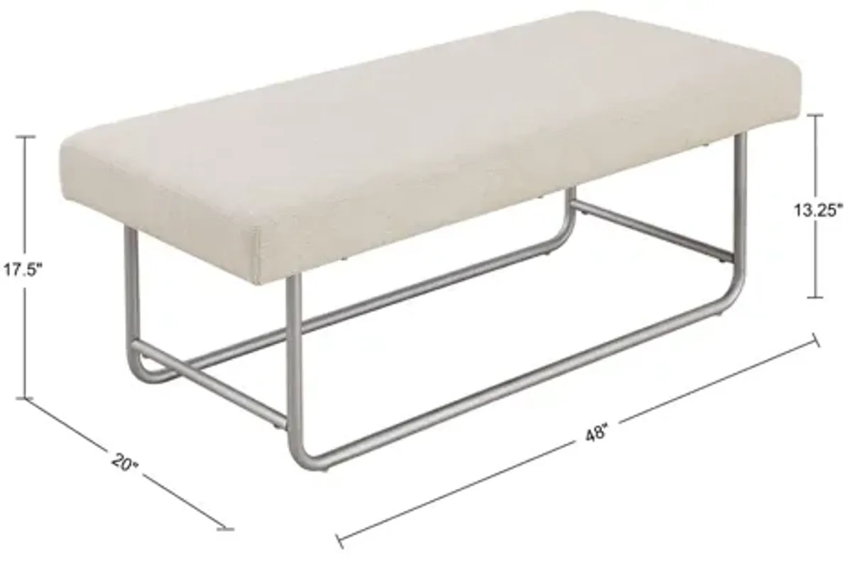 Martha Stewart Eve Ivory Bench