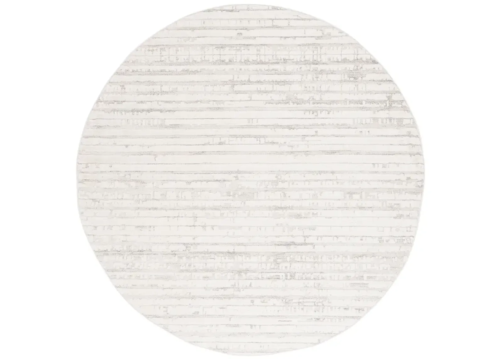 ELMHURST 568 IVORY  6'-7' x 6'-7' Round Round Rug