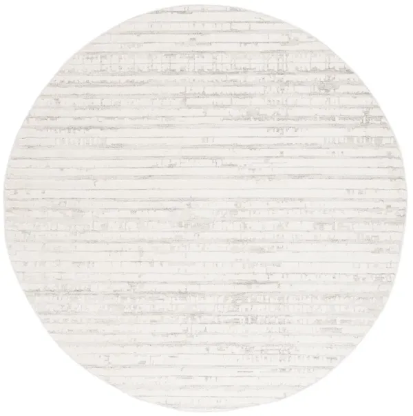 ELMHURST 568 IVORY  6'-7' x 6'-7' Round Round Rug