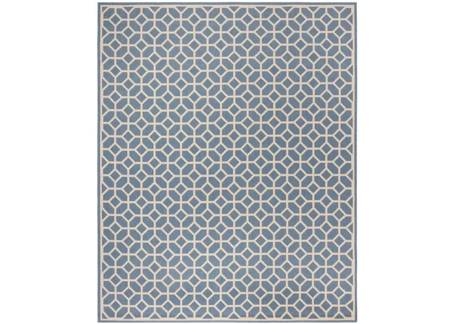 LINDEN 127 Collection LND127M-8 Blue / Creme 8' X 10'