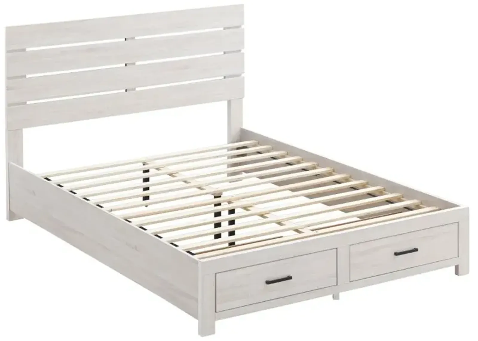 Brantford Eastern King Storage Bed Coastal White