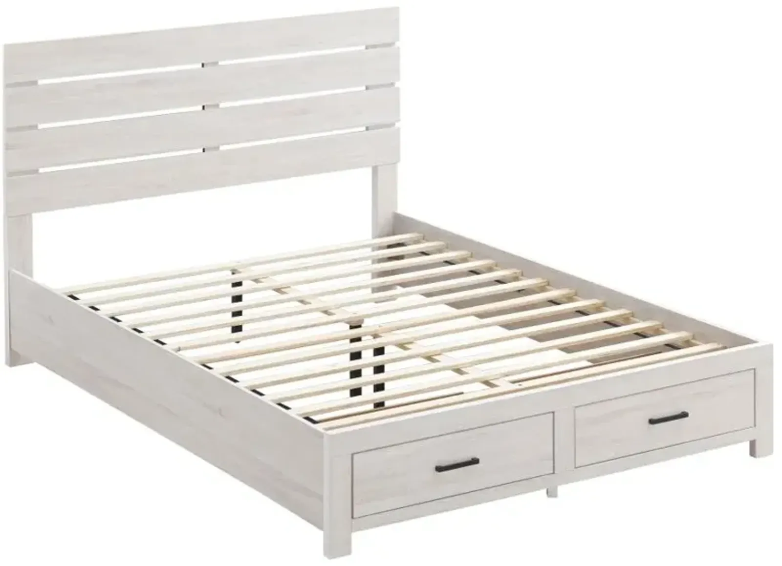 Brantford Eastern King Storage Bed Coastal White