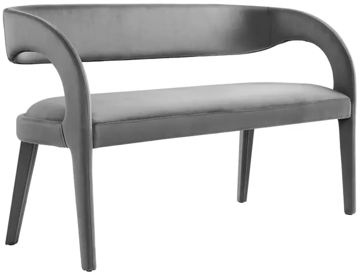 Pinnacle Performance Velvet Accent Bench