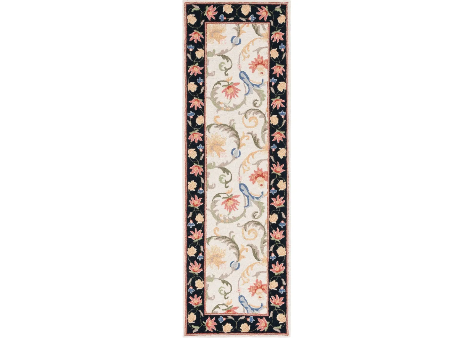 CHELSEA 313 IVORY  2'-6' x 8' Runner Rug