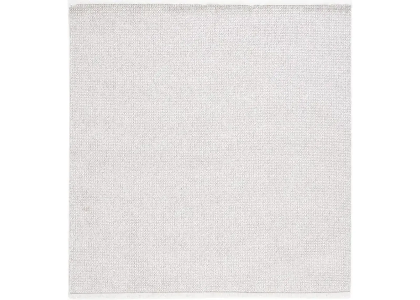 LOTUS 106 White 6'-7' X 6'-7' Square Square Rug