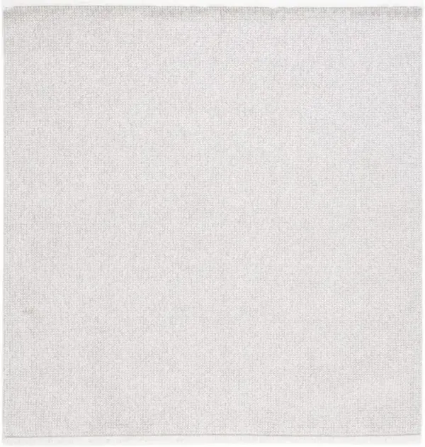 LOTUS 106 White 6'-7' X 6'-7' Square Square Rug