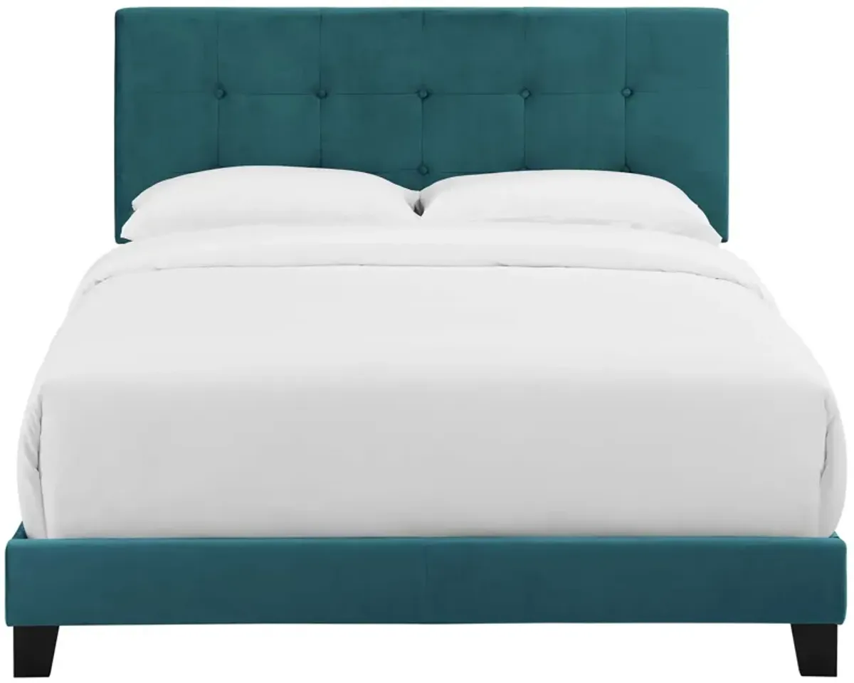 Amira Queen Performance Velvet Bed