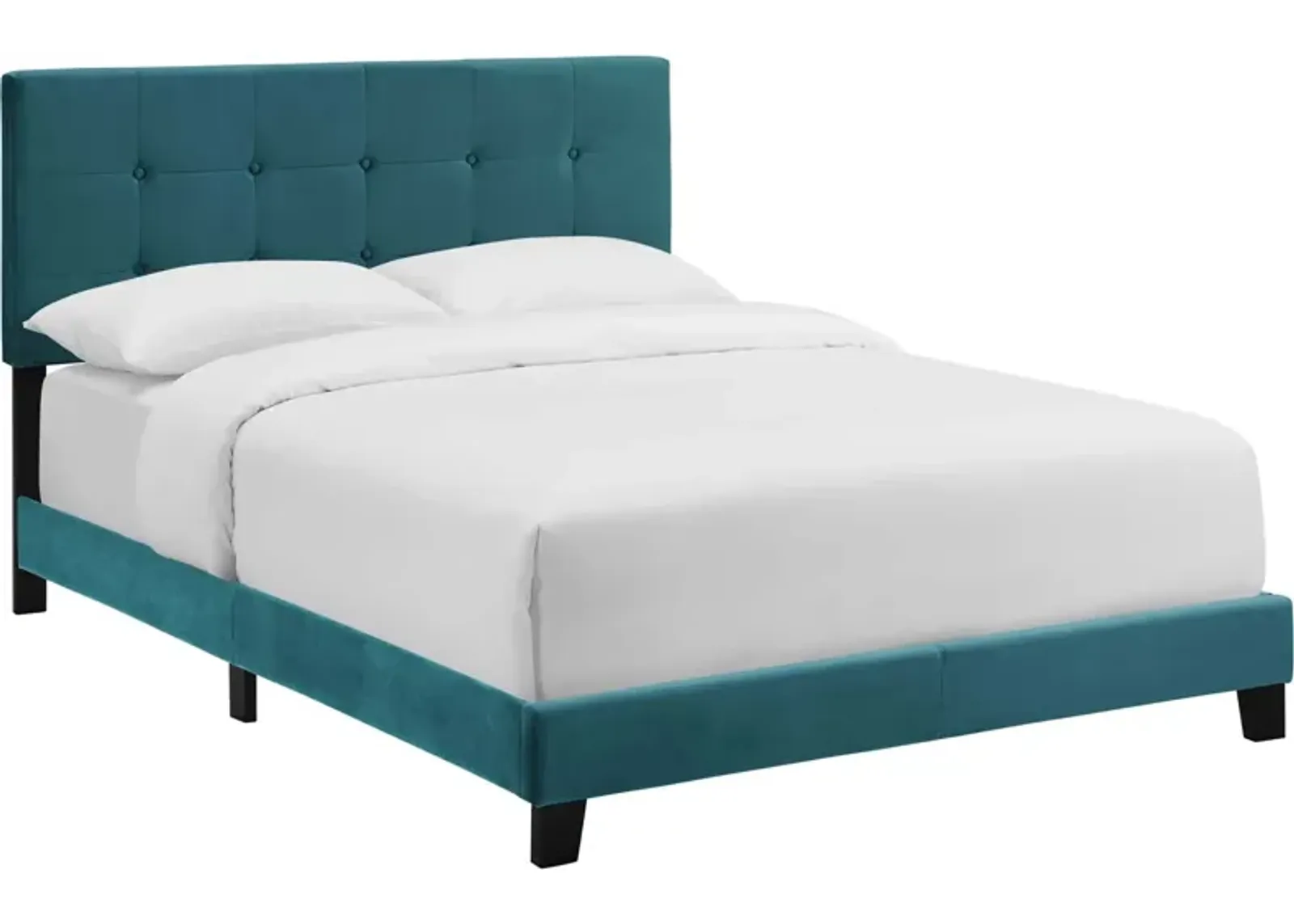 Amira Queen Performance Velvet Bed