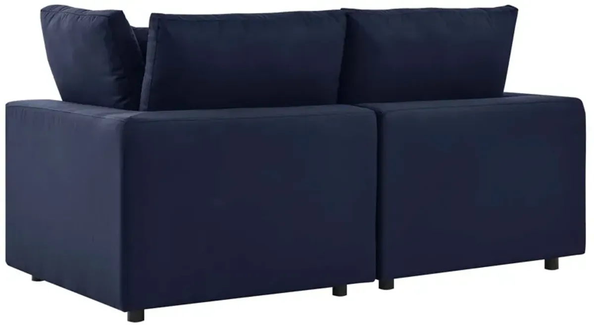 Commix Outdoor Overstuffed Loveseat