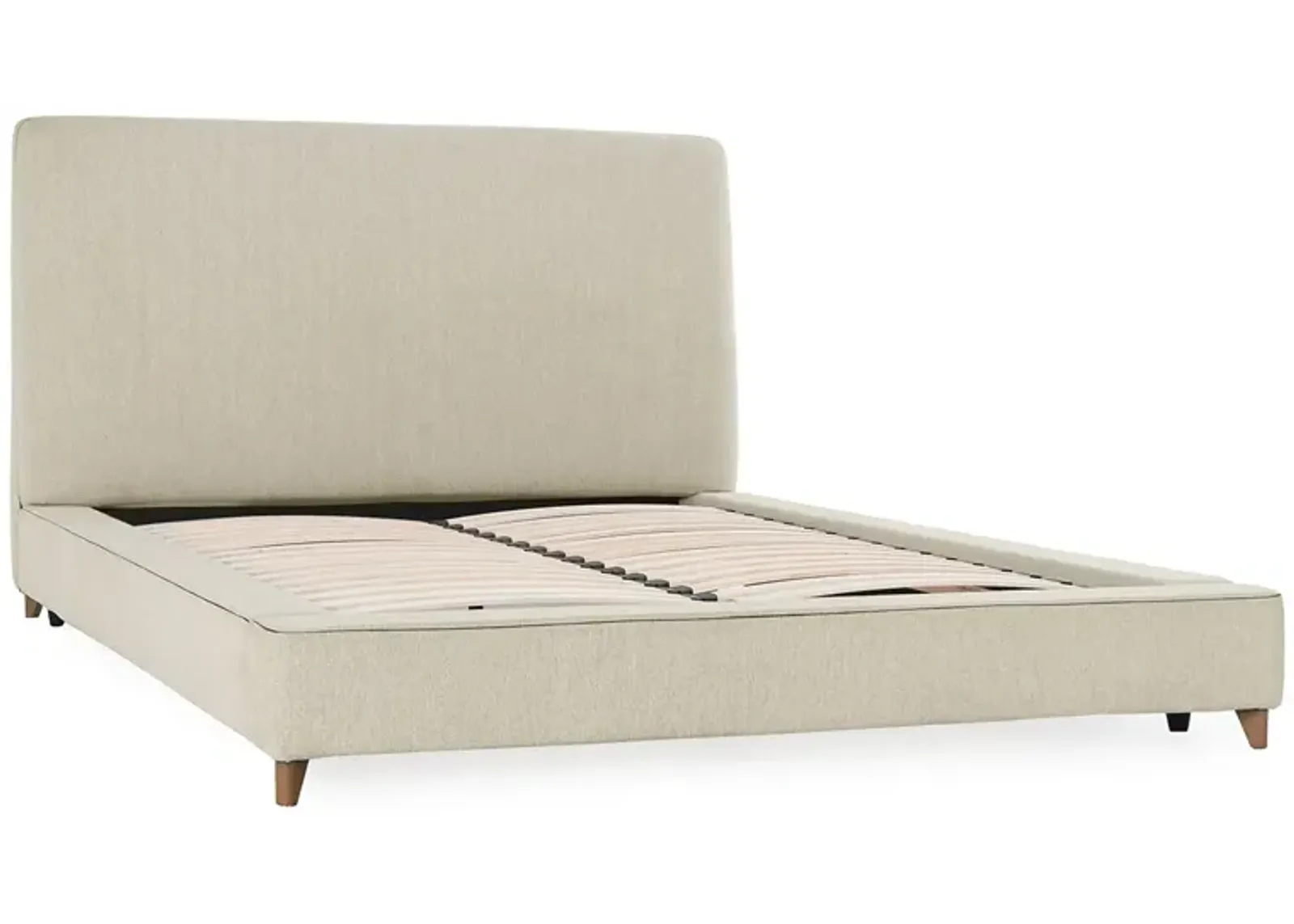 Tate Upholstered Queen Bed in Cream