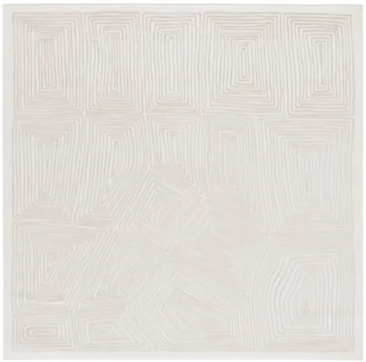 PRESTIGE 120 Beige  6'-7' X 6'-7' Square Square Rug