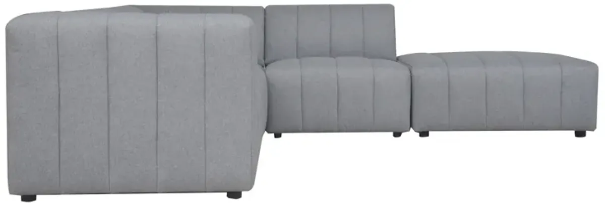 LYRIC DREAM MODULAR SECTIONAL RIGHT GREY