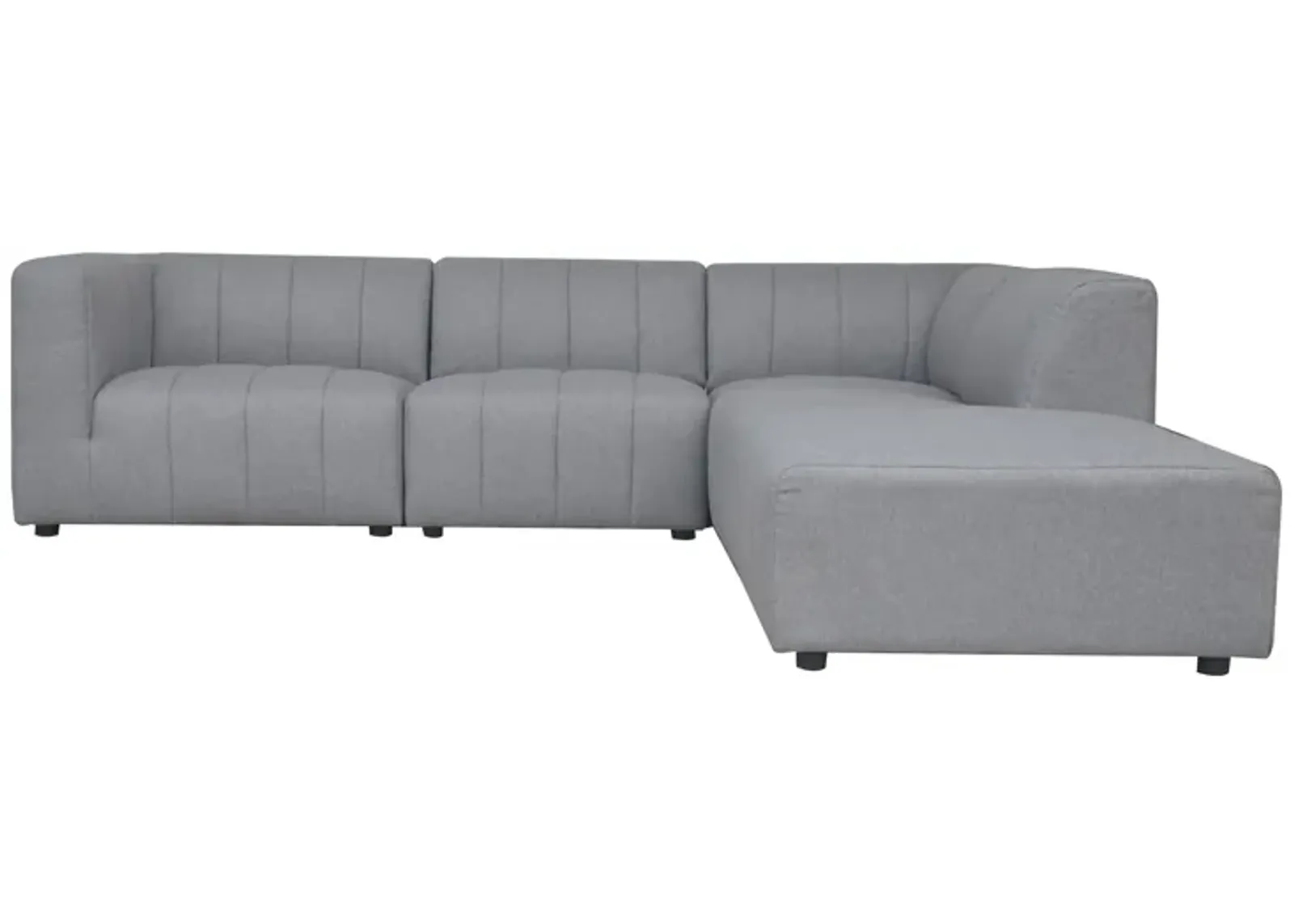 LYRIC DREAM MODULAR SECTIONAL RIGHT GREY