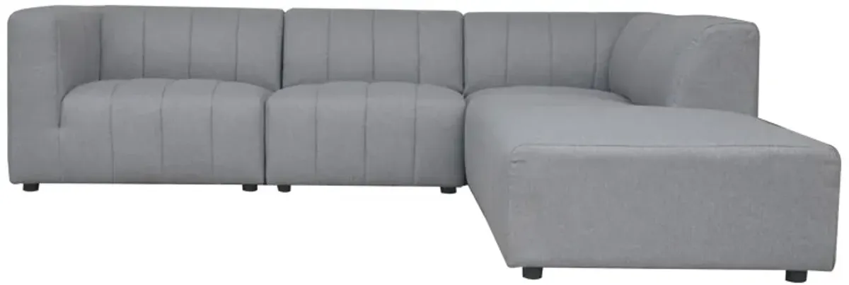 LYRIC DREAM MODULAR SECTIONAL RIGHT GREY