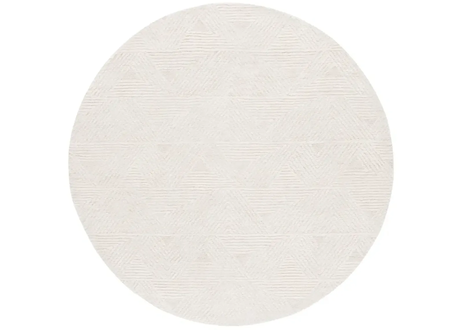 EBONY 217 IVORY  6' x 6' Round Round Rug