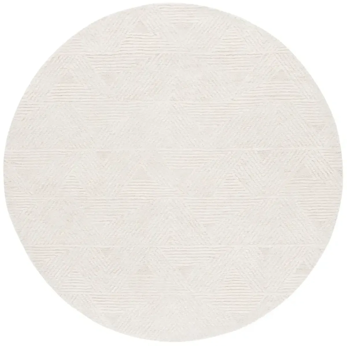 EBONY 217 IVORY  6' x 6' Round Round Rug