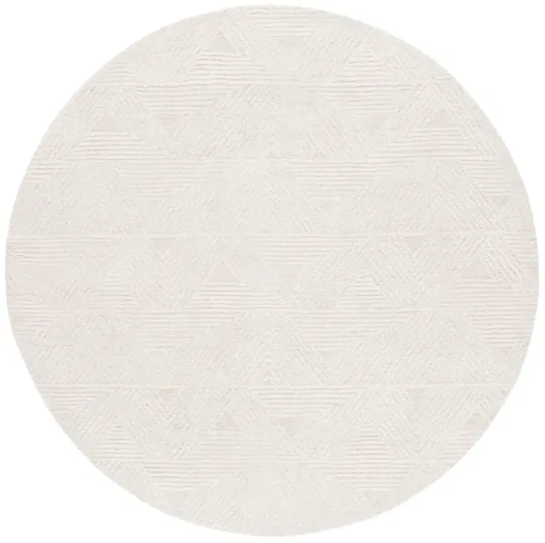 EBONY Hand Tufted 6' x 6' Round area rug