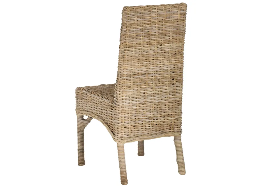 BEACON 18''H RATTAN SIDE CHAIR - Set of 2