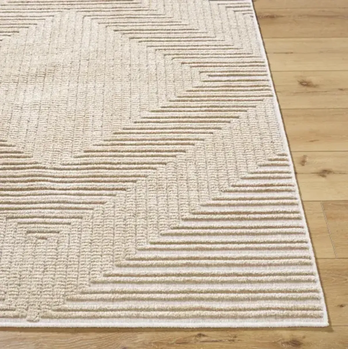 Lyna LYA-2335 5' x 7'2" Machine Woven Rug