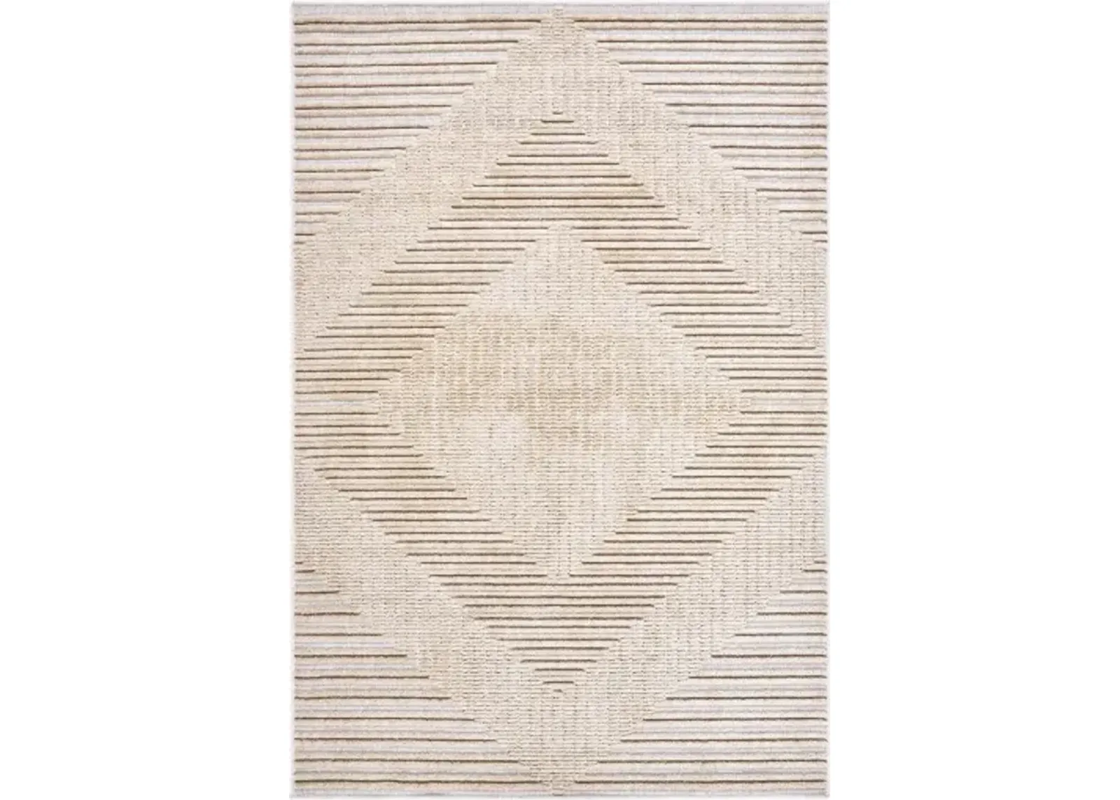 Lyna LYA-2335 5' x 7'2" Machine Woven Rug