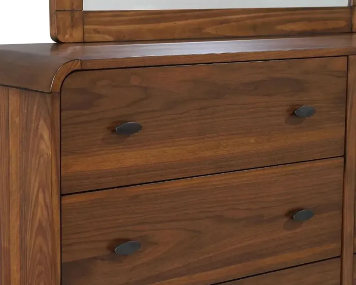 Robyn 6-Drawer Dresser With Mirror