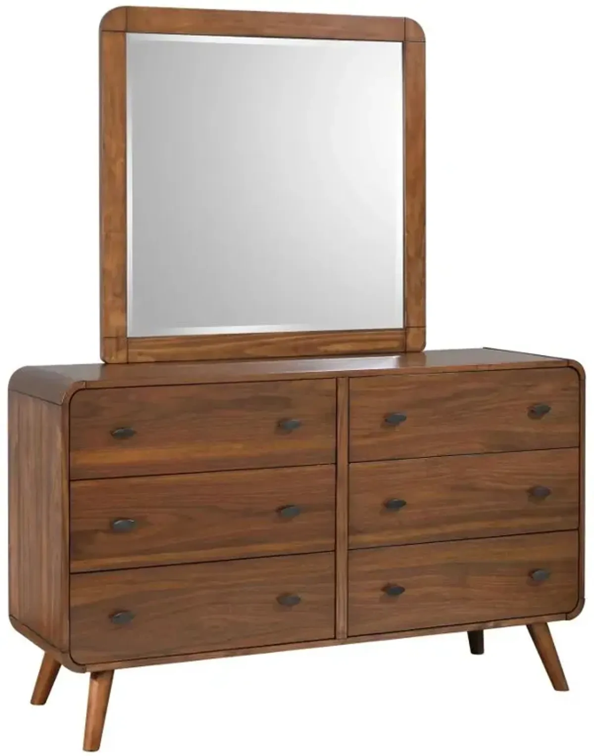 Robyn 6-Drawer Dresser With Mirror