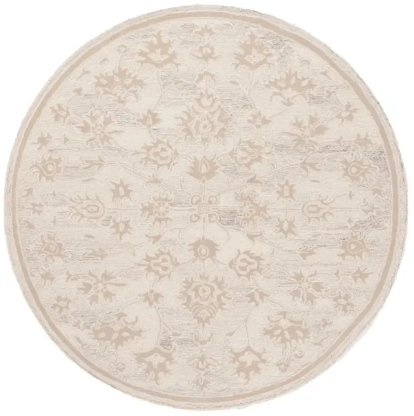 EBONY Hand Tufted 6' x 6' Round area rug