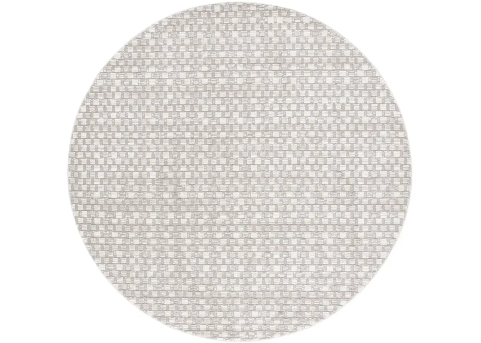 REVIVE 118 IVORY  6'-7' x 6'-7' Round Round Rug