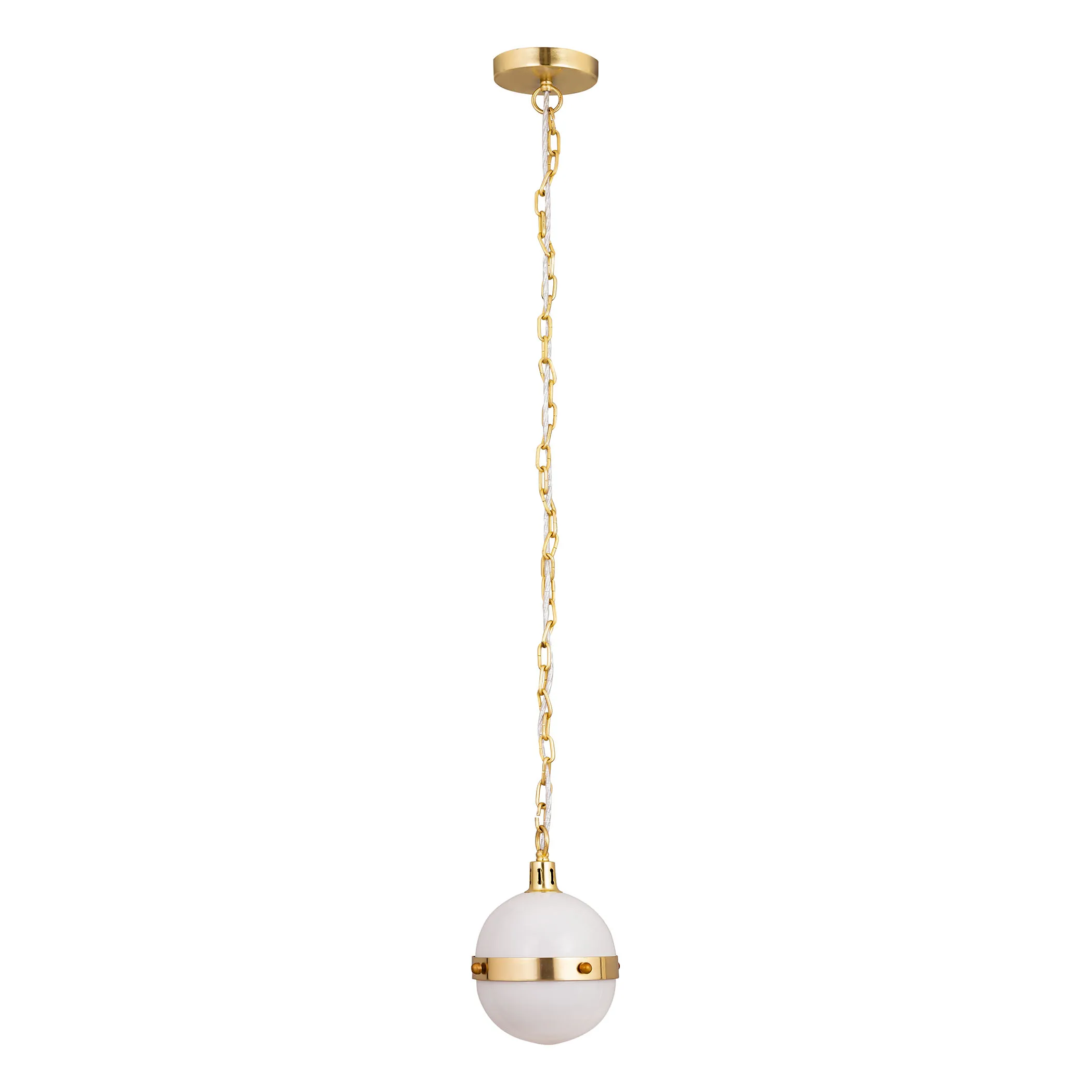 Harmelin 7" Wide 1-Light Mini Pendant - White