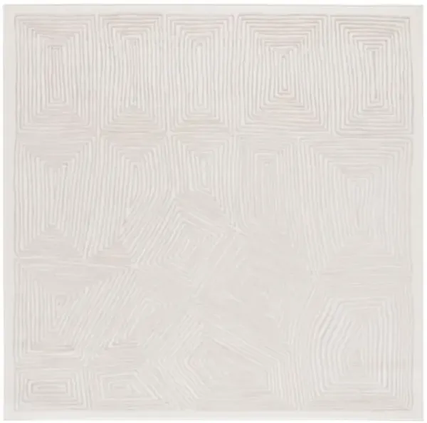 PRESTIGE 120 Beige  6'-7' X 6'-7' Square Square Rug