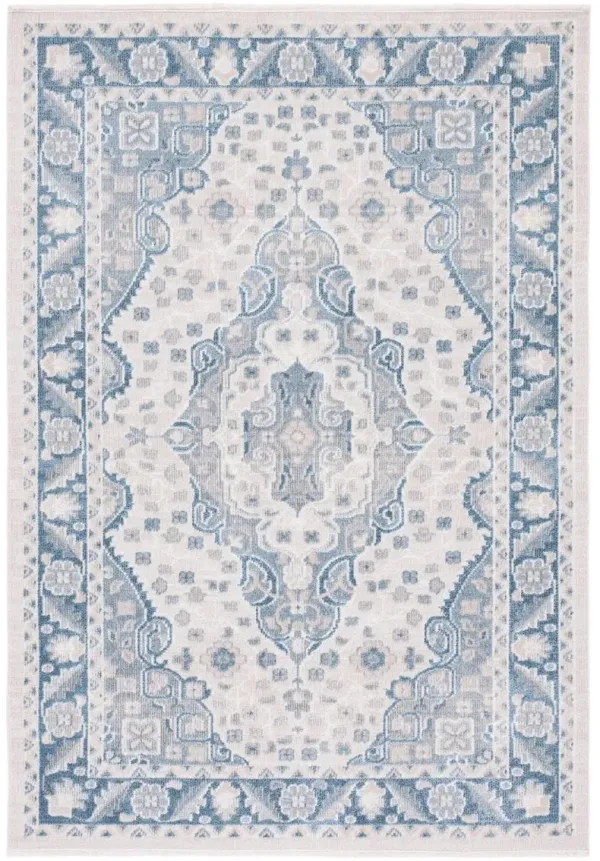 BLAIR WASHABLE 208 Blue 5'-3' X 7'-6' Medium Rectangle Rug