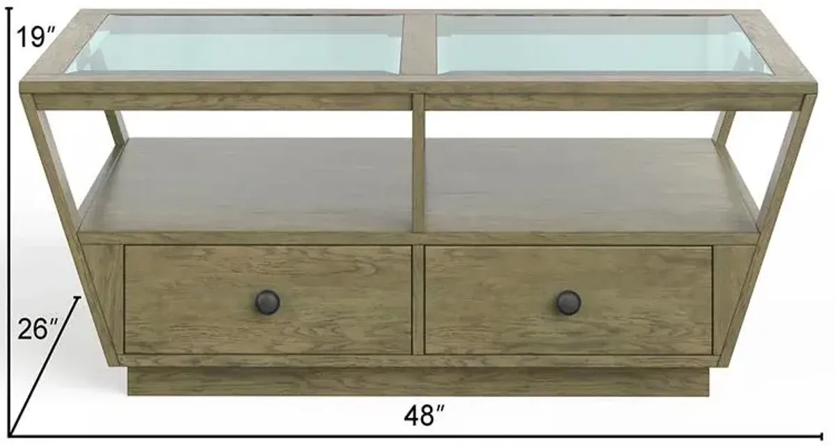 Rectangular Cocktail Table w/Casters