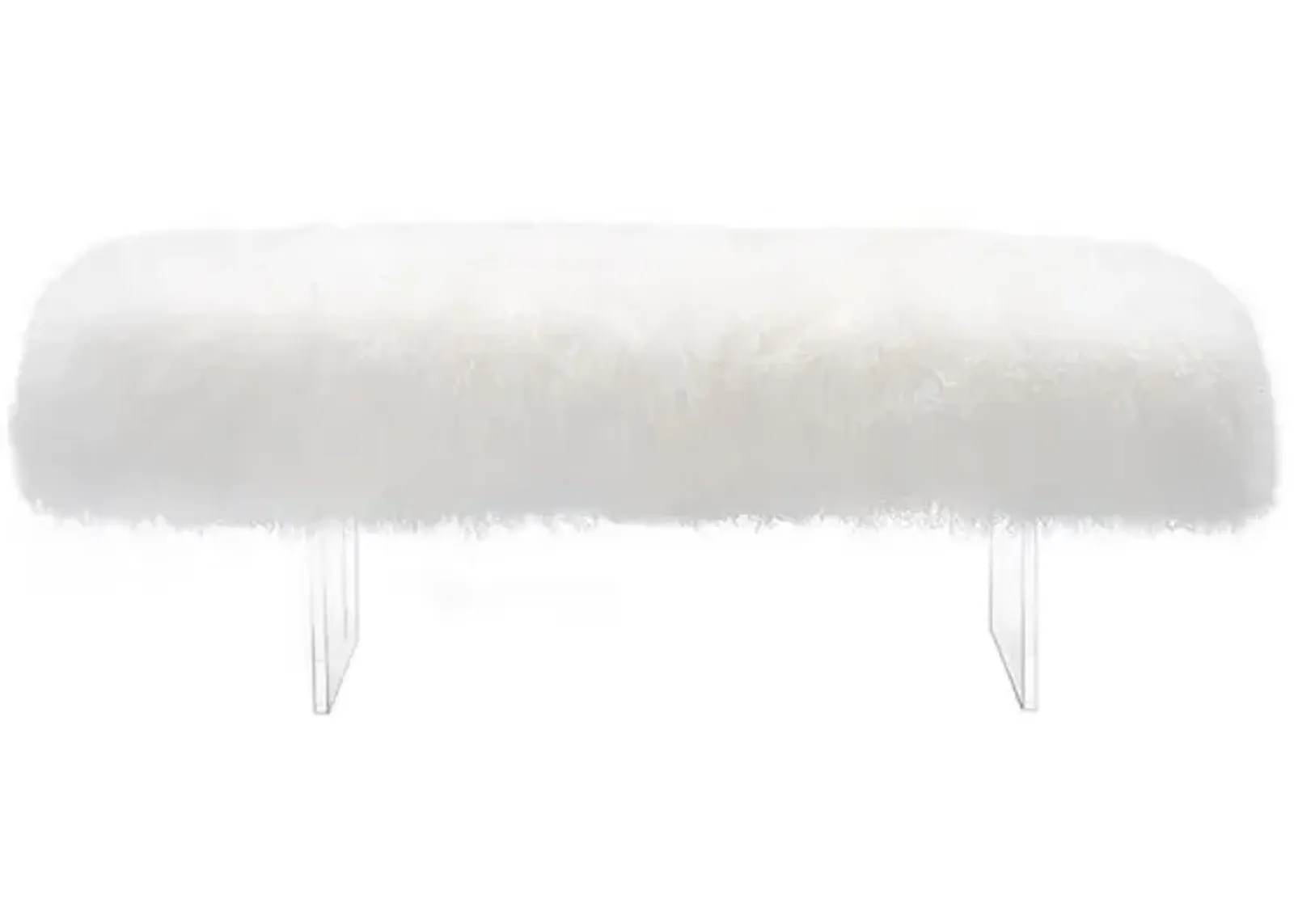 Lilliana Sheepskin Bench