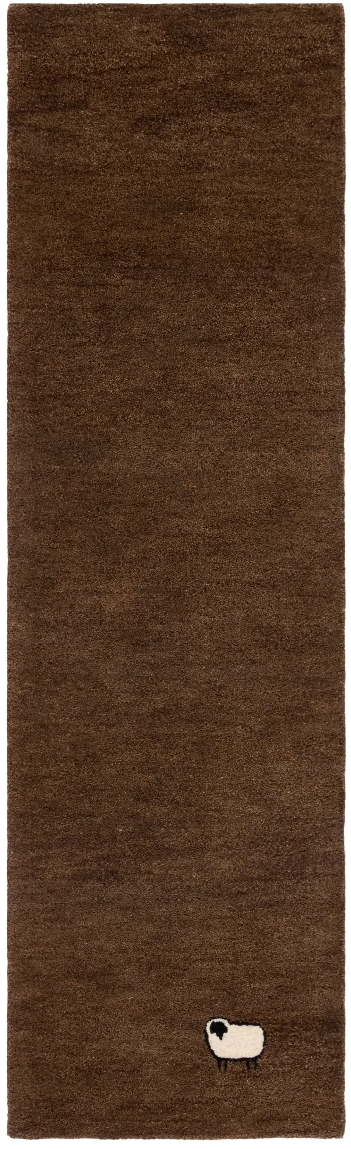 HIMALAYA 451 BROWN 2'-3' x 8' Runner Rug