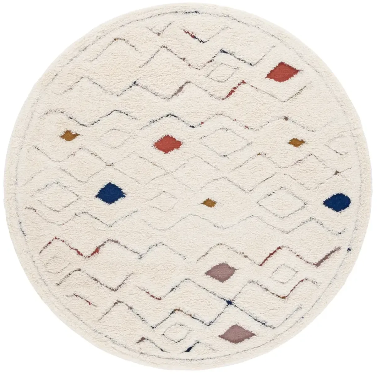 CASABLANCA Hand Tufted 6' x 6' Round area rug