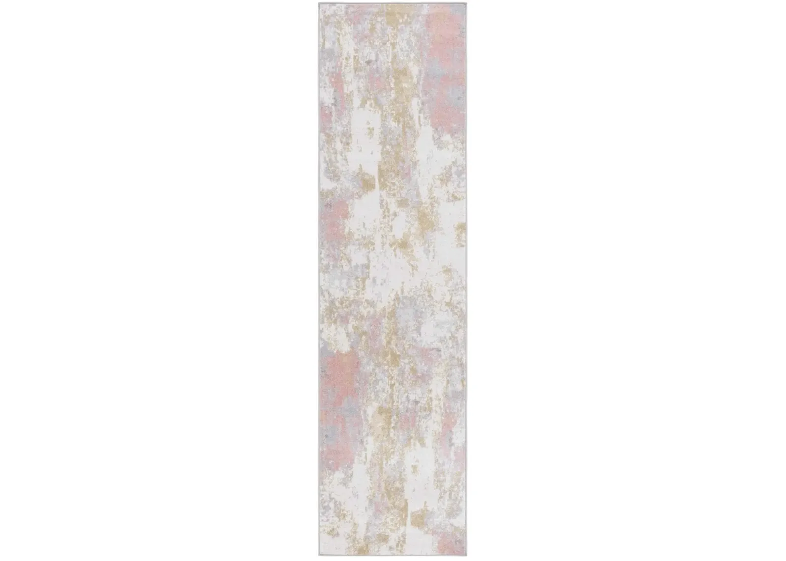 BAYSIDE 128 Pink 2'-2' X 10' Runner Rug