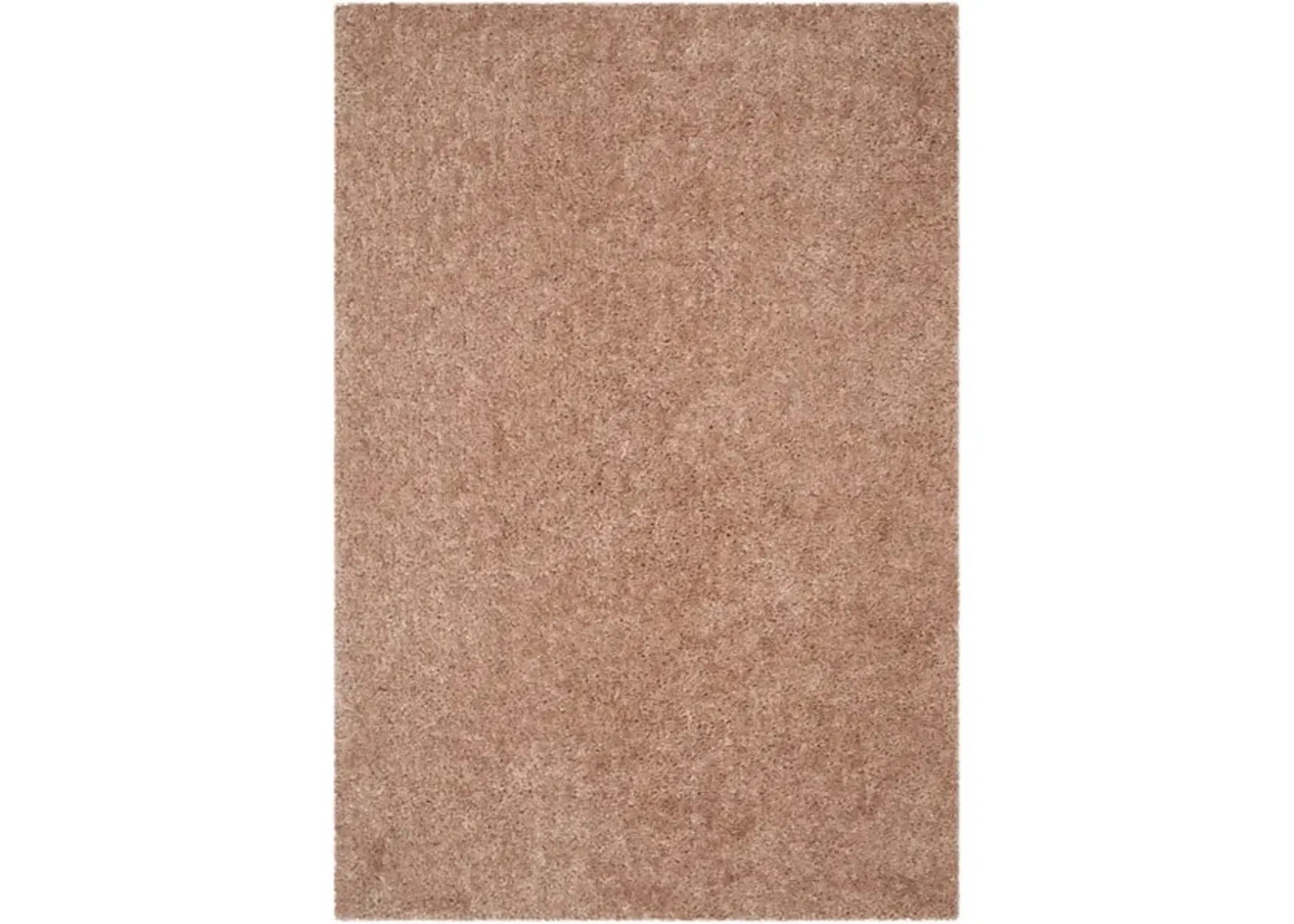 POPCORN SHAG Beige  6' X 9' Medium Rectangle Rug