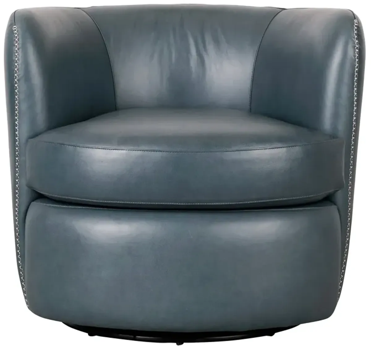 Bronson Swivel Accent Chair Blue MX